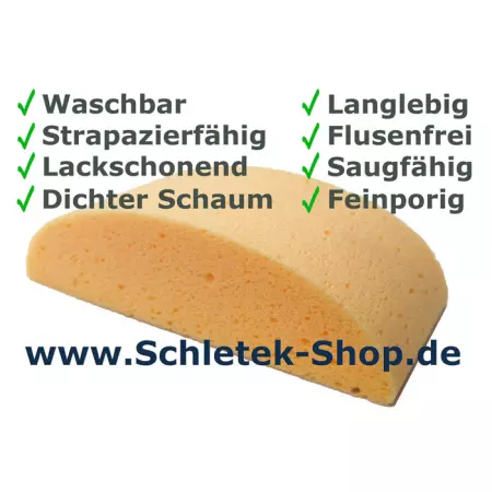 Autoschwamm halbrund 90% feinporig Autoschwamm halbrund 90% feinporig