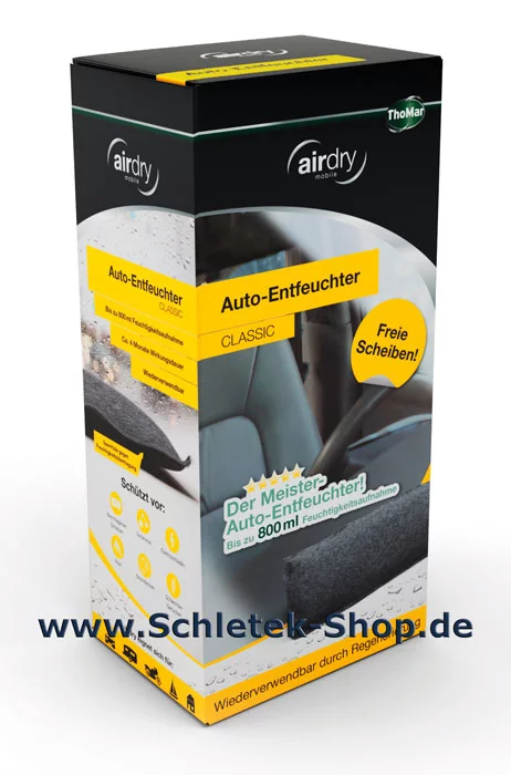 Auto-Entfeuchter Airdry - keine beschlagenen Scheiben mehr