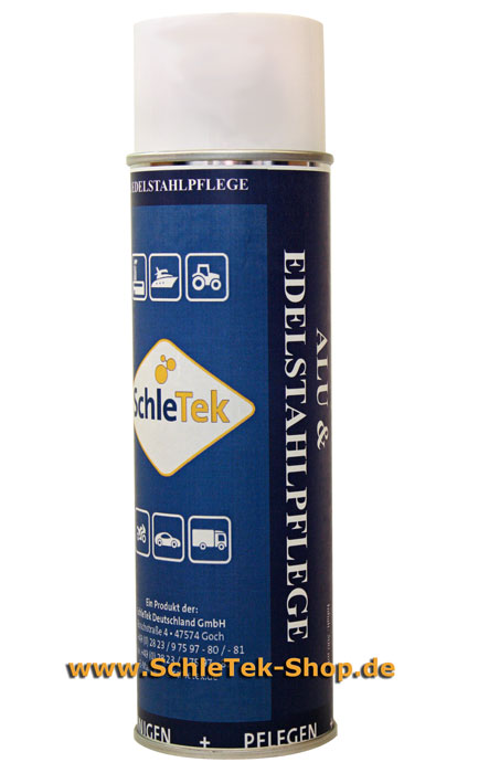 SchleTek Aluminium und Edelstahl reinigen und pflegen