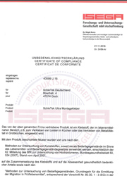 Unbedenklichkeitserklärung
